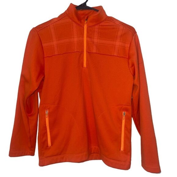 Nike Golf Orange Quarter Zip M - Picture 1 of 5